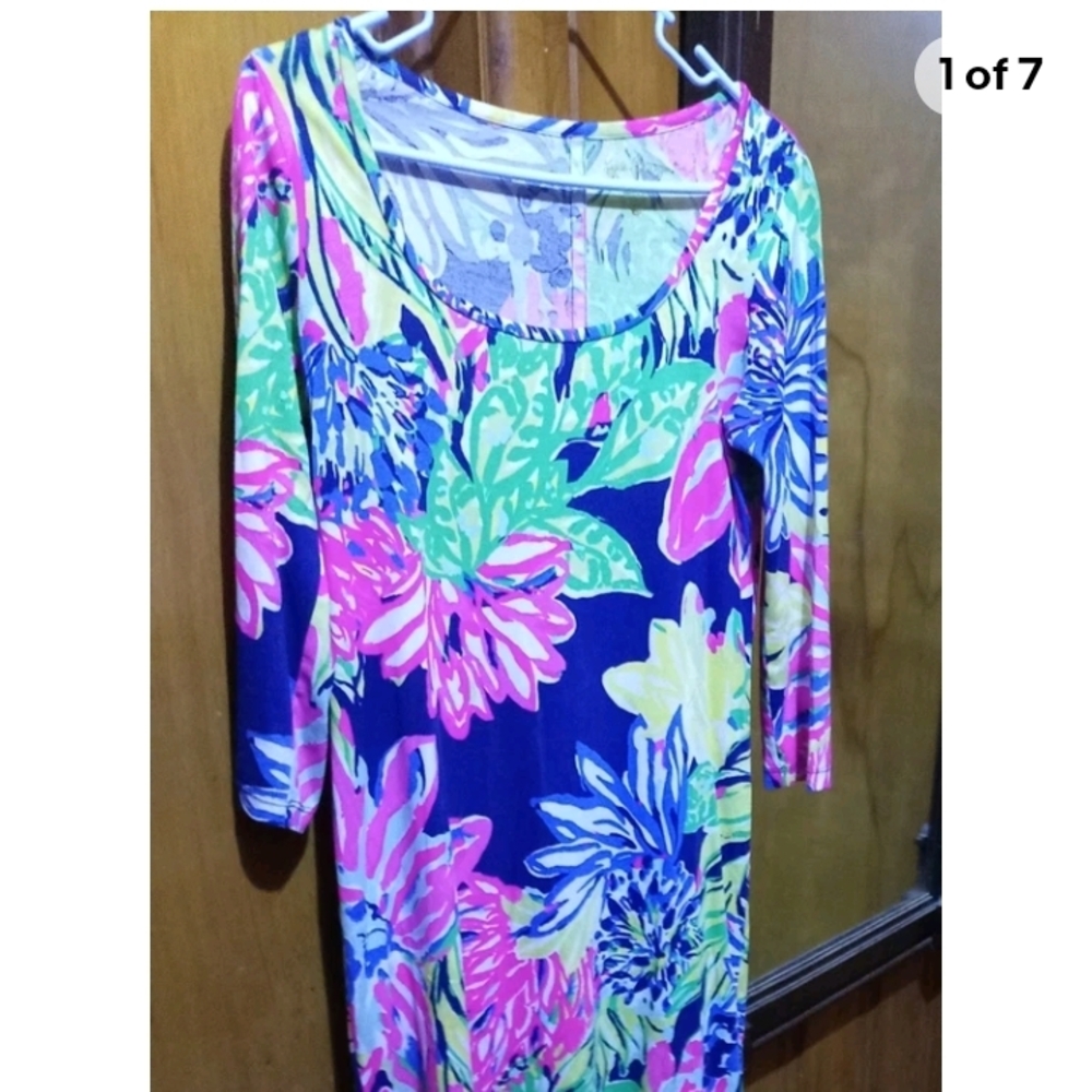 Lilly Pulitzer Multicolor Tropical Print Top - Pink, Green, Blue